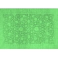 thumbnail image 1 of Ahgly Company Indoor Rectangle Oriental Emerald Green Traditional Area Rugs, 5' x 8', 1 of 4