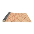 thumbnail image 2 of Ahgly Company Indoor Round Solid Orange Modern Area Rugs, 7' Round, 2 of 4