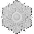 thumbnail image 3 of 17 3/8"OD x 1 3/4"P Bremen Ceiling Medallion, Hand-Painted Mississippi Mud, 3 of 8