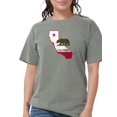 thumbnail image 1 of CafePress - CALI STATE W BEAR - Womens Comfort Colors® Shirt, 1 of 1