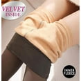 thumbnail image 4 of YooGuoGuo Women Fleece Lined Tights, Winter Warm Fake Translucent Faux Transparent Pantyhose Slim Thermal Sheer Thick Leggings, 4 of 8