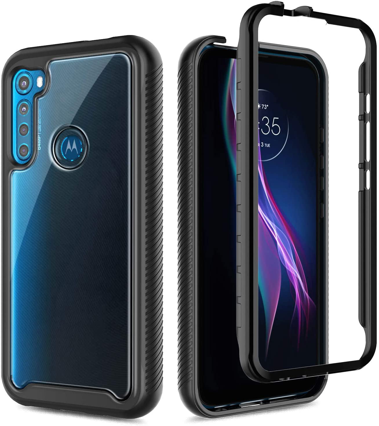 Motorola Moto One Fusion Plus Case with Builtin Screen