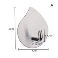 thumbnail image 2 of Jinsinto 304 Stainless Steel Sticky Hook Strong Adhesive Punch Free Innovative Waterproof, 2 of 5