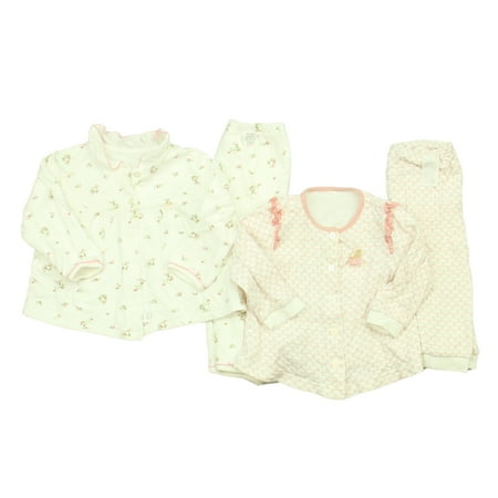 

Pre-owned Agabang Girls Ivory | Pink Apparel Sets size: *6-12 Months