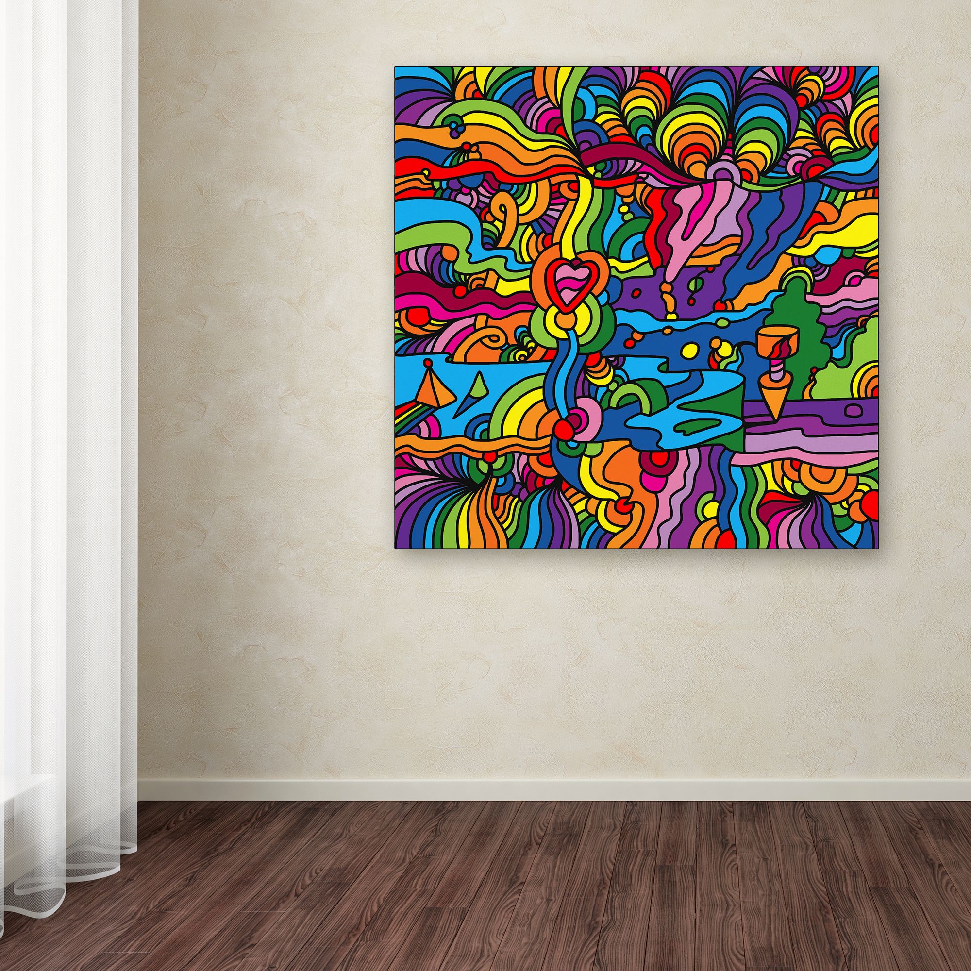 Trademark Fine Art 'Pop Art Mambo 216B' Canvas Art by Howie Green