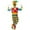 Blue-d, variant on JENGJ 2 Pcs Stage Performance Show plus size Clown Includes Hat, jumpsuit Clown Outfit Party Dress Up,Blue,4XL
