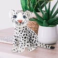 thumbnail image 3 of 1Pcs Plush Animal Stuffed Snow Leopard Figurine Assorted Color Decoration Gift Companion Home Play, 3 of 8