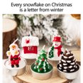 thumbnail image 6 of JilgTeok Clearance Mini Christmas Candles Set Santa Shaped Unscented Candles Tree Tea Lights Candles Tea Candles Winter Candles Home Decor Cute Stuff Christmas Decorations Merry Christmas Sign(3pc), 6 of 7