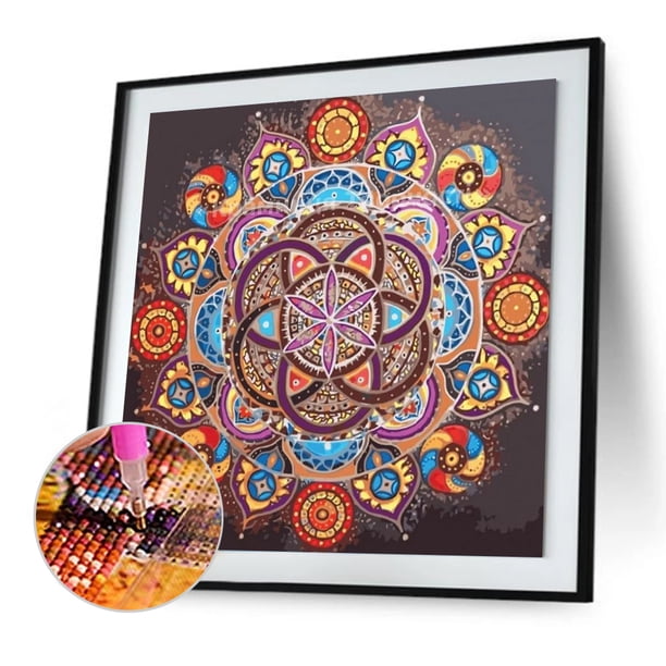 Cuadros Decorativos 5D bricolaje completo taladro diamante pintura Mandala punto de cruz Craft Kit Home Decor Likrtyny embutido en tela