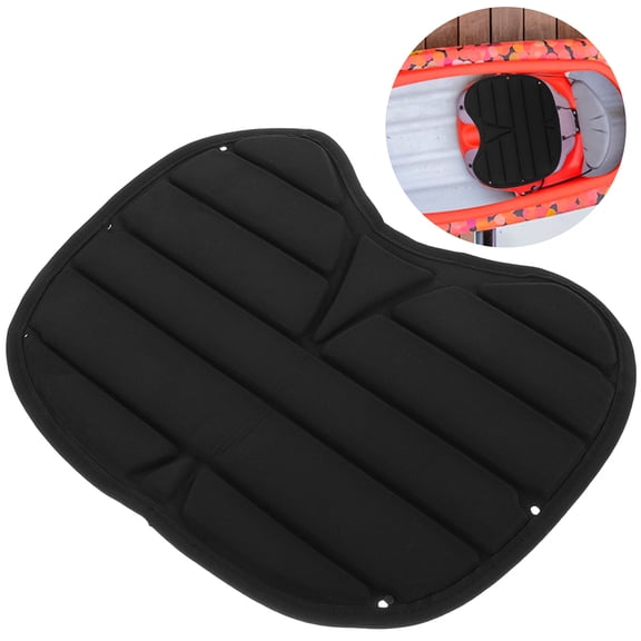 WHAMVOX 2 Pcs Kayak Seat Cushion Kayak Cushion 38.00X30.00X1.00CM Black