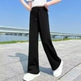 thumbnail image 3 of Pants for Girls Casual Pants for Girls Teen Children Casual High Elastic Waist Drawstring Loose Fit Sweatpants for Girls Stylish Streetwear, 3 of 5