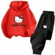 thumbnail image 4 of Conjunto de sudadera con capucha de Hello Kitty Kawaii para niñas, sudaderas con capucha de anime, pantalones, 2 piezas, chándales de dibujos animados para niños y adolescentes, ropa para niños pequeñ, 4 of 5