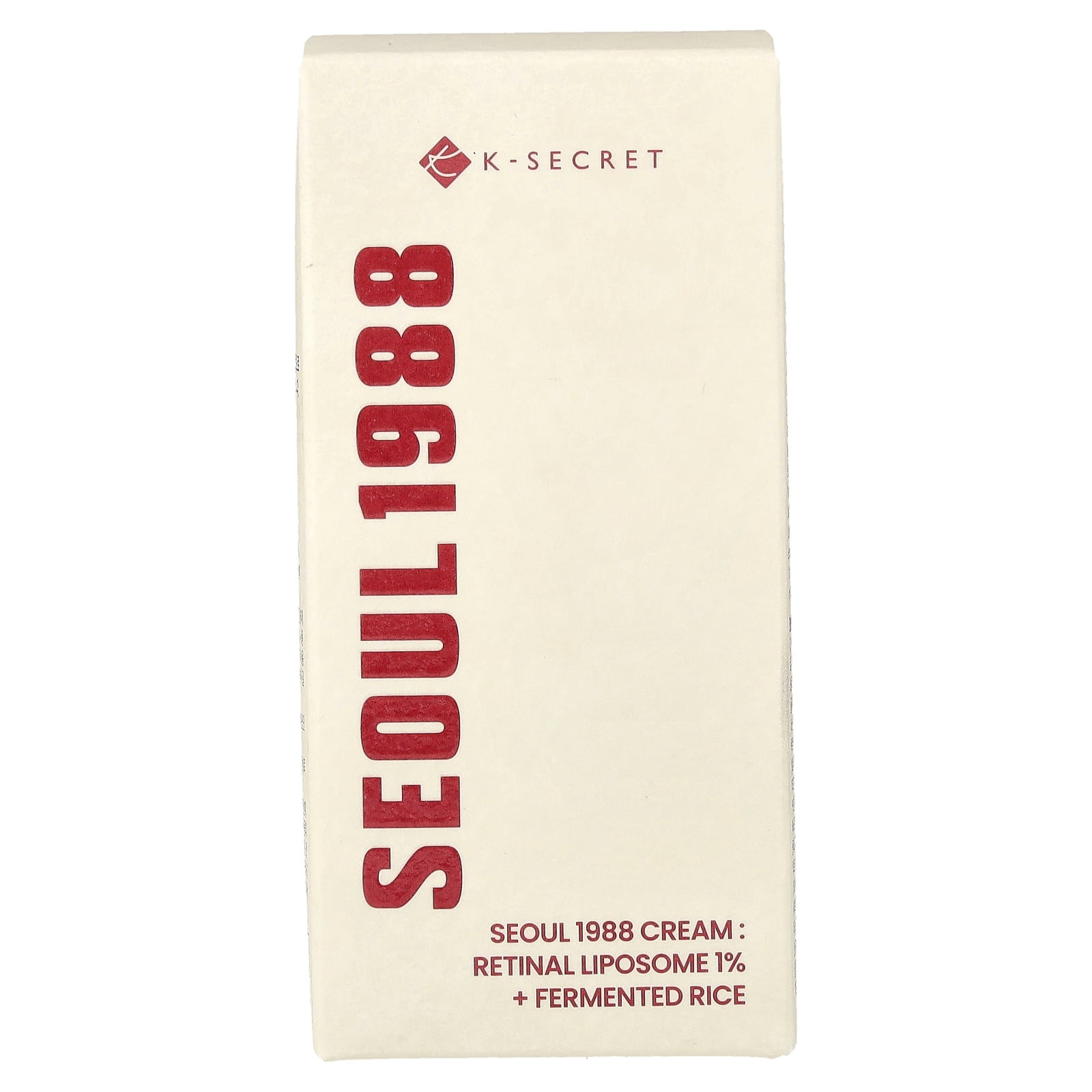 K-Secret Seoul 1988 Cream, Retinal Liposome 1% + Fermented Rice, 1.69 fl oz (50 ml)