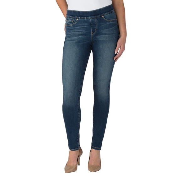 Levi Strauss Signature Gold - Jeans Ajustados Totalmente Moldeados para Mujer (Disponibles en Tallas Grandes), Harmony, 24 Long