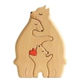 thumbnail image 4 of Puzzle de arte familiar de Holzbär, decoración de madera como regalo para la inauguración de la 3 osos, 4 of 9