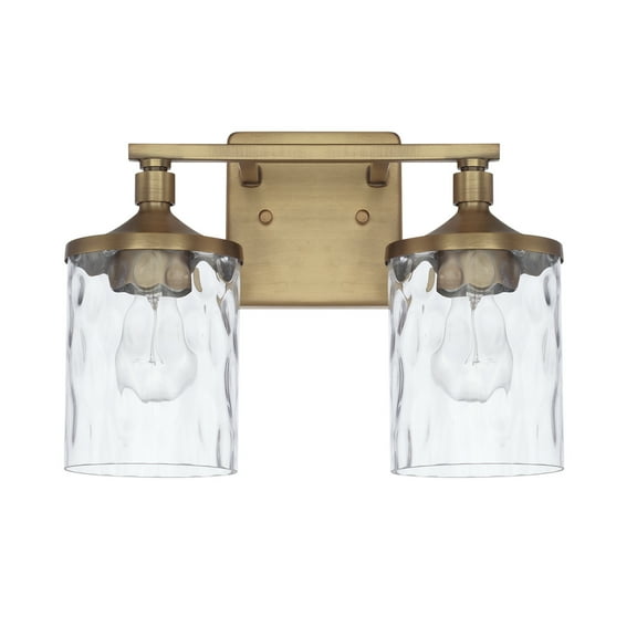 Capital Lighting 128821-451 Colton 2 Light 13" Wide Bathroom Vanity Light - Brass
