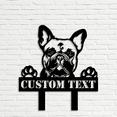 thumbnail image 4 of Craftnamesign Custom Bulldog Grave Markers Garden Stake, Pet Memorial Gifts Cemetery Garden Sign, 4 of 4