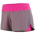 thumbnail image 2 of Augusta 2XL Ladies Sadie Shorts Graphite/Power Pink Plexus Print 2424, 2 of 2