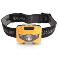 thumbnail image 1 of Lampe Frontale Mini Étanche IPX6 4 Modes 122lm pour Jogging en Plein Air, Torche Frontale Réglable, Lampe de Poche, Fournitures d'Éclairage, Jaune, 1 of 6