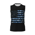 thumbnail image 6 of Picia Navy Camouflage American Flag mens Cotton Tank Undershirts , Moisture-wicking Ribbed Tanks, Lightweight Cotton Tank Undershirts-XX-Large, 6 of 8