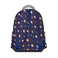 thumbnail image 3 of Hedgehog Pattern Backpack for School,Cute School Bag,Schoolbag with Adjustable Shoulder Straps & Padded Back,15.3"x11"x7.1".﻿, 3 of 6