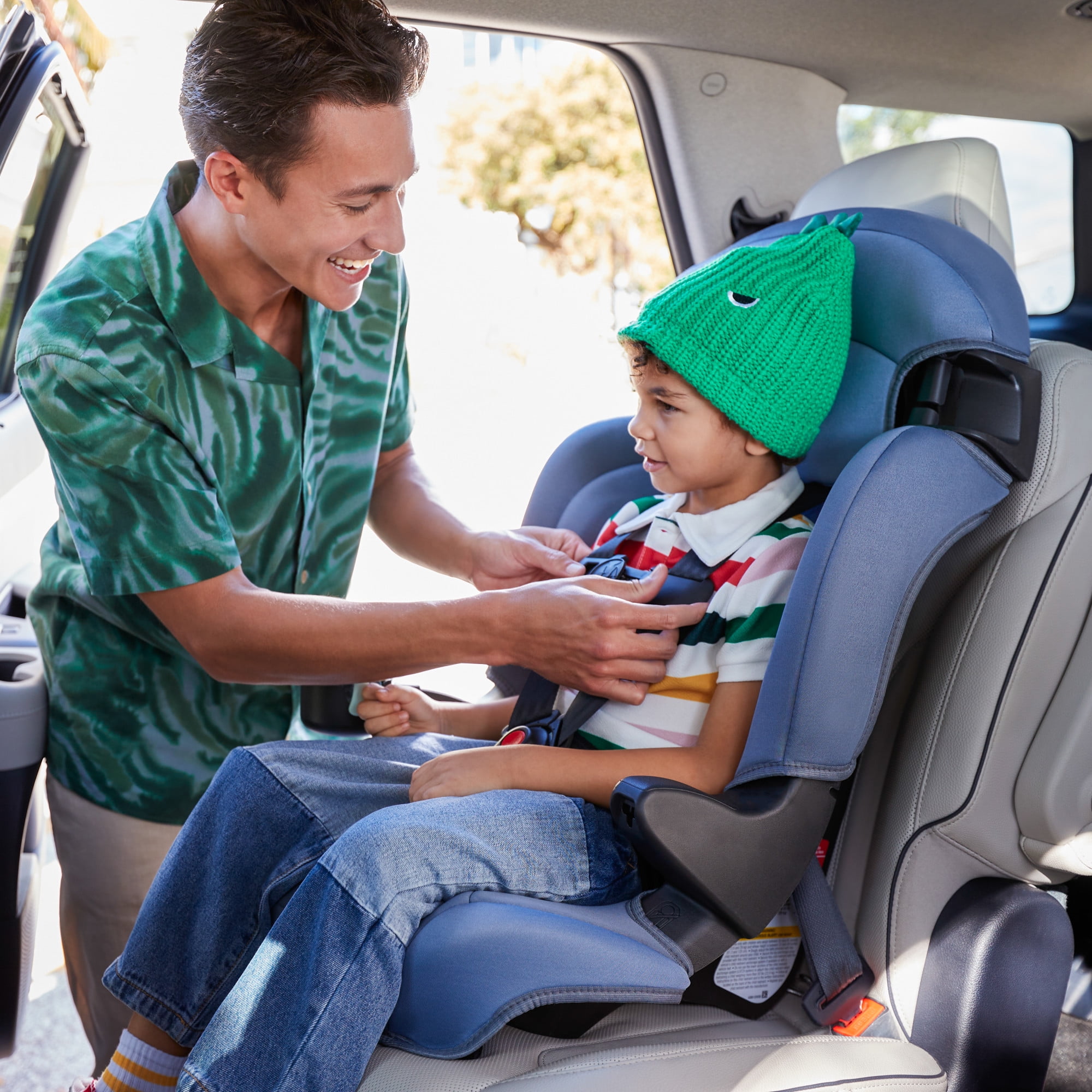 Cosco Kids Finale DX 2-in-1 Booster Car Seat, Organic Waves
