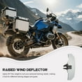 thumbnail image 3 of CATIEBYE Adjustable Motorcycle Windshield Extension Clip-on Wind Deflector Spoiler with Uv Resistant Plastic Alloy, 3 of 7