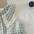 thumbnail image 4 of CAUYDY Toddler Girls Summer Dress Little Girl Ruffle Fly Sleeve Casual Sundress Cute Outfit for Kids 2T 3T 4T 5T 6T Baby Girl Summer Clothes (Sizes 4-5 Years,D1-Green), 4 of 7