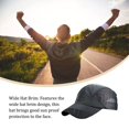 thumbnail image 4 of Summer Men Hat Clothing Accessory Sunshade Adjustable Sport Headgear Outdoor Summer Breathable Quick Drying Mesh Baseball Caps, 4 of 7