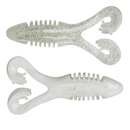 UPC: 0842424121172 | Googan Toad White Pearl Shad 5pk Soft Plastic Fishing Lure