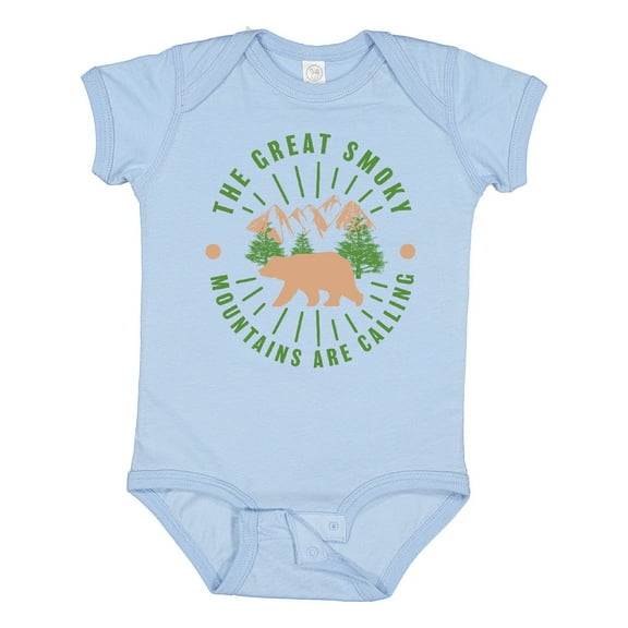 Inktastic The Great Smoky Mountains Are Calling Boys or Girls Baby Bodysuit