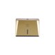 thumbnail image 1 of Inteprter Caja de pañuelos montada en la pared, servilleta, toallero, soporte de papel, hogar, oficina, Hotel, baño, cocina, baño, inodoro, estuche sin Suministros de limpieza para el hogar Oro Inteprter HA080731-03B, 1 of 6