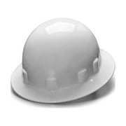 SL Series Sleek Full Hard Hat, 4 Point Ratchet, White