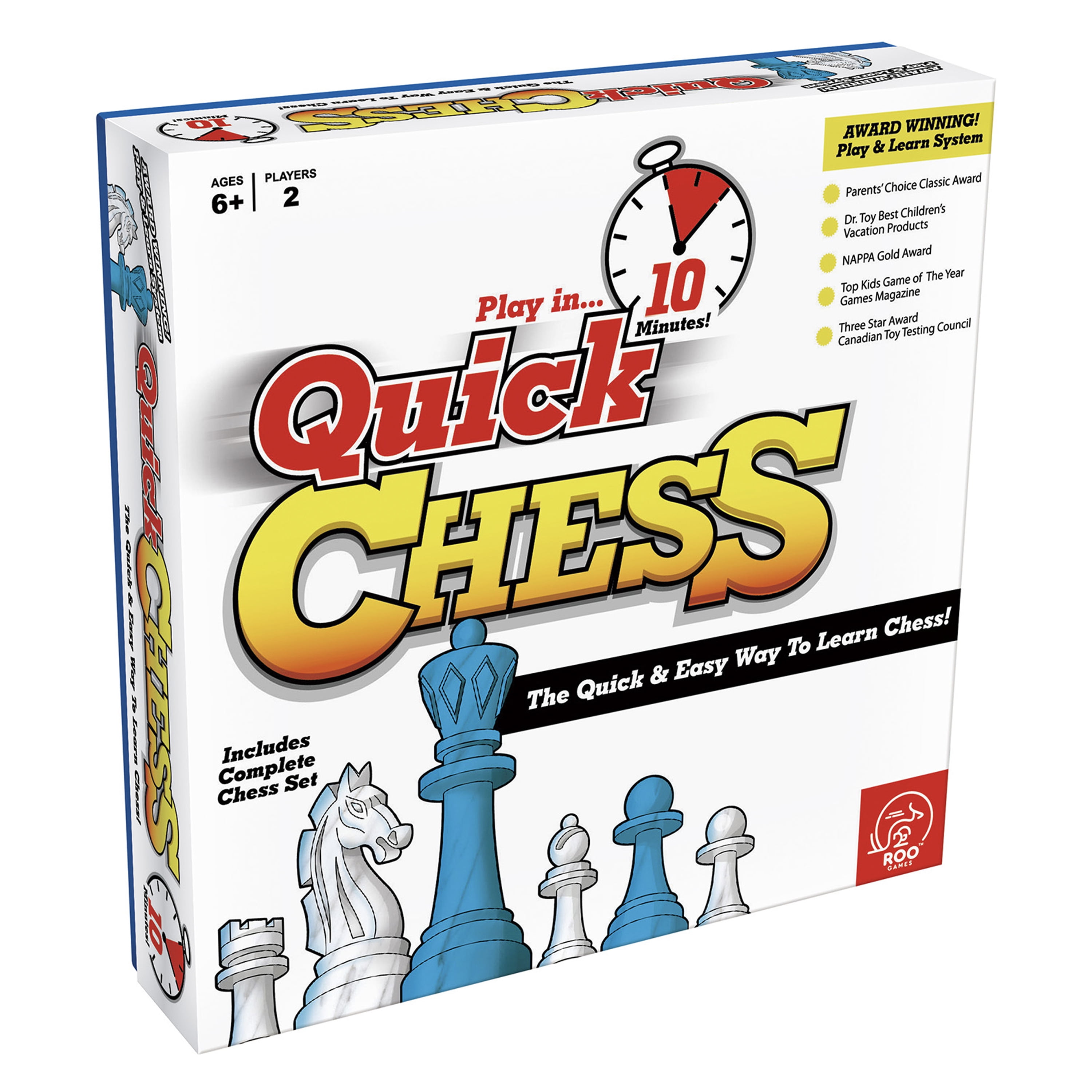 Roo Games Quick Chess Learn Chess with 8 Simple Activities - Ages 6+ -  Walmart.com
