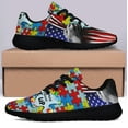 thumbnail image 3 of Autism Awareness In This House We Never Give up Shoes Sneakers for Women Men Black Size 8, 3 of 7