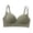 Army Green, variant on Women Solid Wireless Open Back Bra Lift Back Support Bra