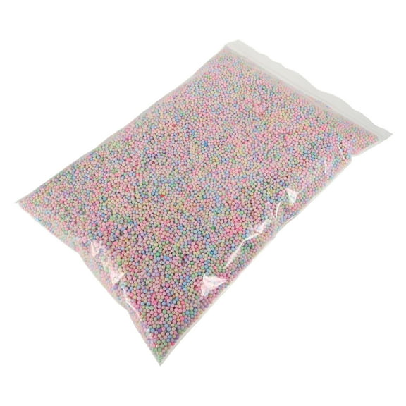 Raindrops Crafts Polystyrene Beads Multi-Color 50g for Arts and Crafts Projects