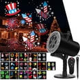 thumbnail image 2 of 4th of July Projector Lights Outdoor,Indoor Holiday Projector Light with Remote Control,Timer,16 HD Slides,LED Waterproof Landscape Light for Party Christmas Halloween Patio Yard Decor Lighting, 2 of 5