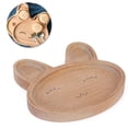 thumbnail image 3 of Wooden Dish, Tasteless Divided Plate Food Serving Tray, For Kid Children Duck,,Dog, 3 of 8