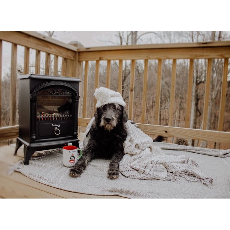e-Flame USA Hamilton Free Standing Electric Fireplace Stove - Black -  Walmart.com