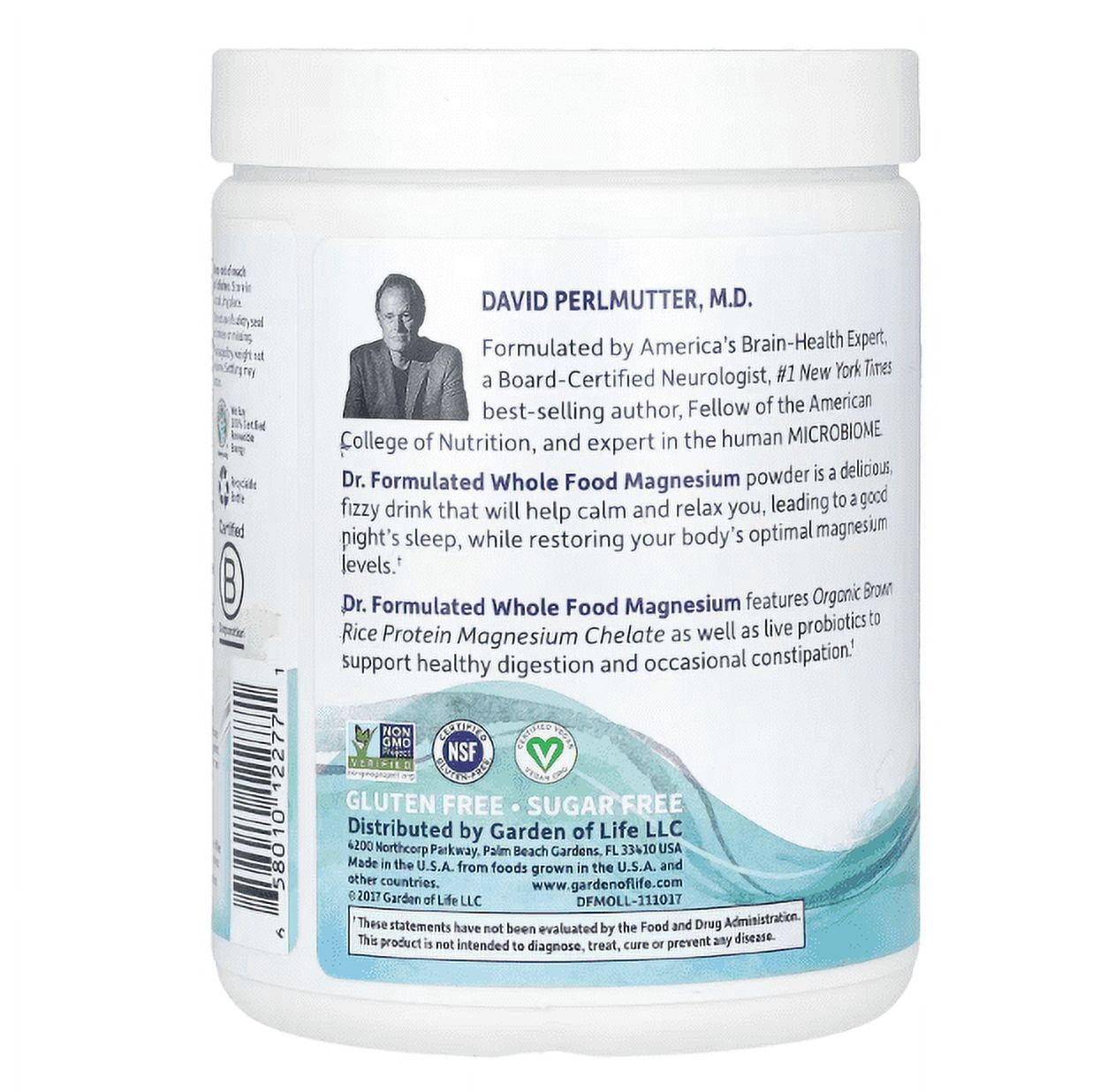 Garden of Life - Dr. Formulated Whole Food Magnesium Drink Powder Orange - 14.8 oz.