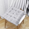 thumbnail image 2 of Square Chair Soft Pad Thick Seat Cushion for Dining Patio Home Office Indoor Outdoor Garden Sofa Buttocks Cushion, 2 of 8