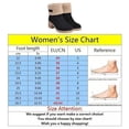 thumbnail image 2 of Botas de tacón grueso para mujer Botas de nieve antideslizantes a media pantorrilla Botas cortas con plataforma cómoda Ndcxsfigh Tenis De Mujer Tenis De Hombre, 2 of 5