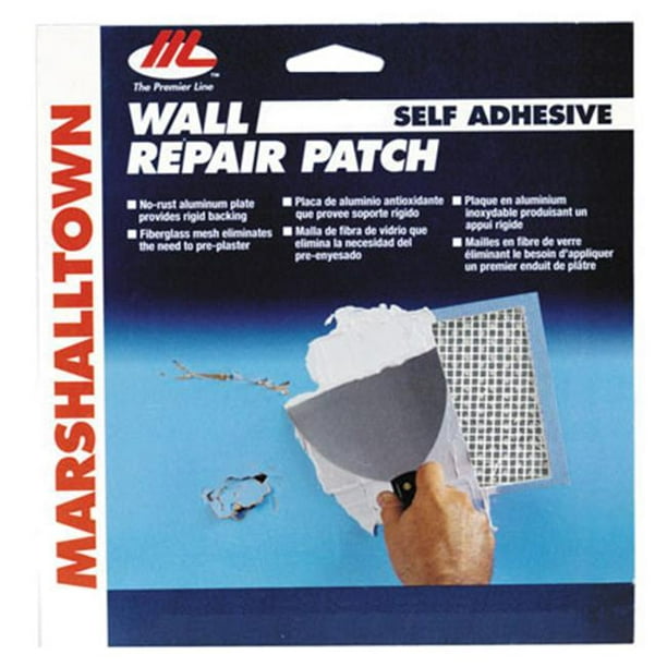 Marshalltown 4in X Wall Repair Patch Kit Dp4 Com - Wall Repair Patch Kit How To Use