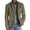 Green, variant on Men’s Plaid Print Suit Jacket, Notched Lapel Casual Coat with Button Closure and Side Pockets (Khaki,S)