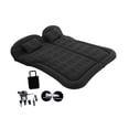 thumbnail image 1 of Colchón Inflable para Automóvil, Almohada de Aire Ergonómica, Set de Descanso para Viajes en Coche Negro, 1 of 9