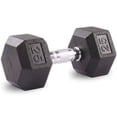 thumbnail image 1 of Mancuerna Pesa Hexagonal Cromada 25 Libras 11.33 kg Agarre Antideslizante Fitness, 1 of 5