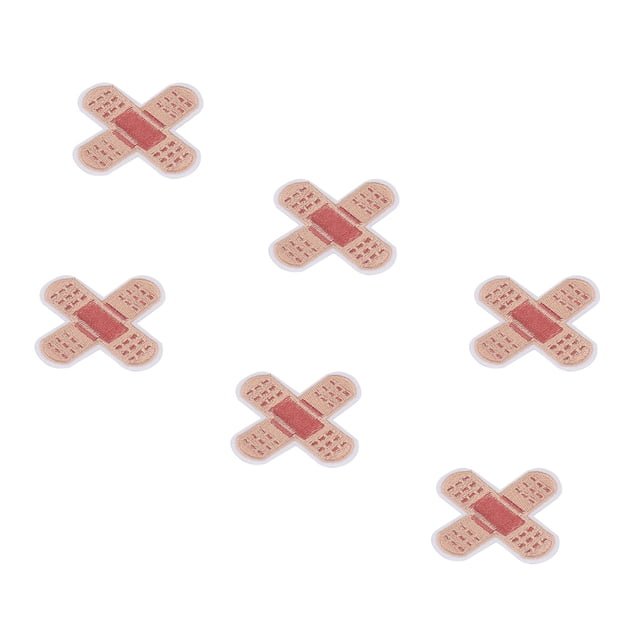 Iron On Patches, Band Aid Patches Iron On Cotton Material Multi Purpose 6Pcs For Hats