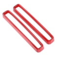 thumbnail image 4 of Garniture de Calandre avant, Léger Robuste Résistant à l'Usure 2 Pcs Inserts de Calandre avant pour les Adaptations de Voiture de Remplacement pour Challenger 2015-2021 Rouge, 4 of 8