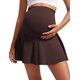 thumbnail image 1 of Falda CRZ YOGA Butterluxe Maternidad de Cintura Alta Marrón XS, 1 of 4